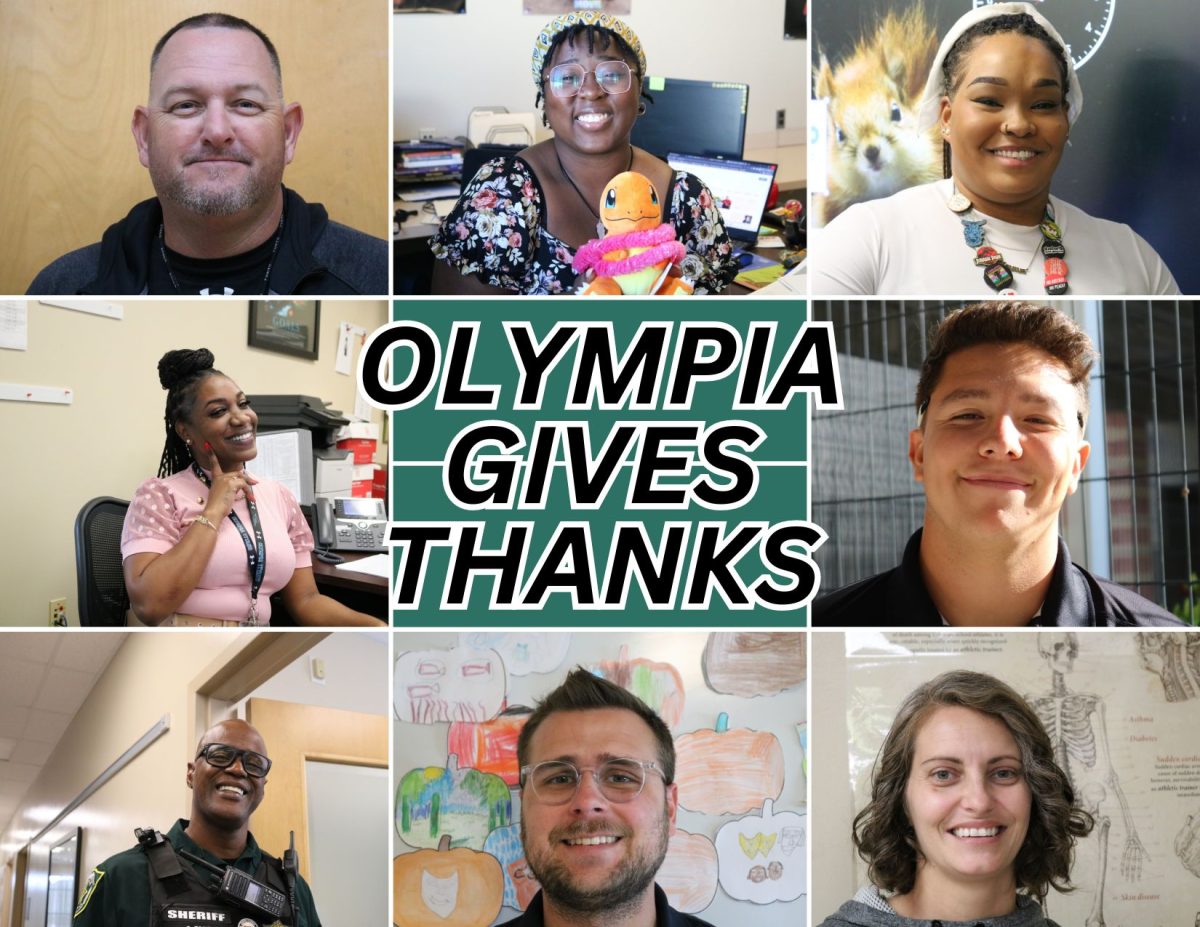 What are Olympia Staff Thankful For?