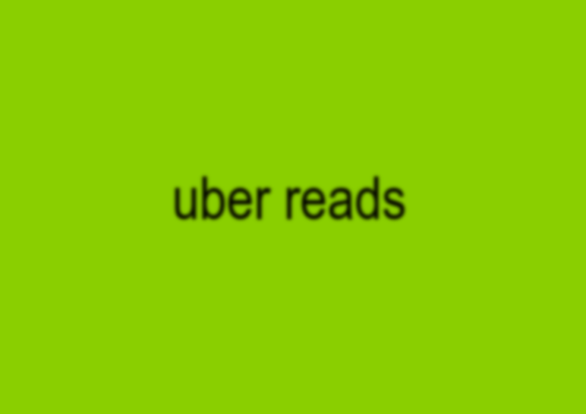 Ready for UberReads