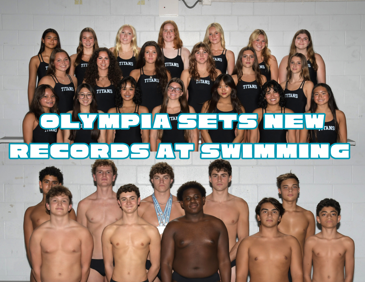 Olympia Sets New Records at the Past Two Swimming Meets